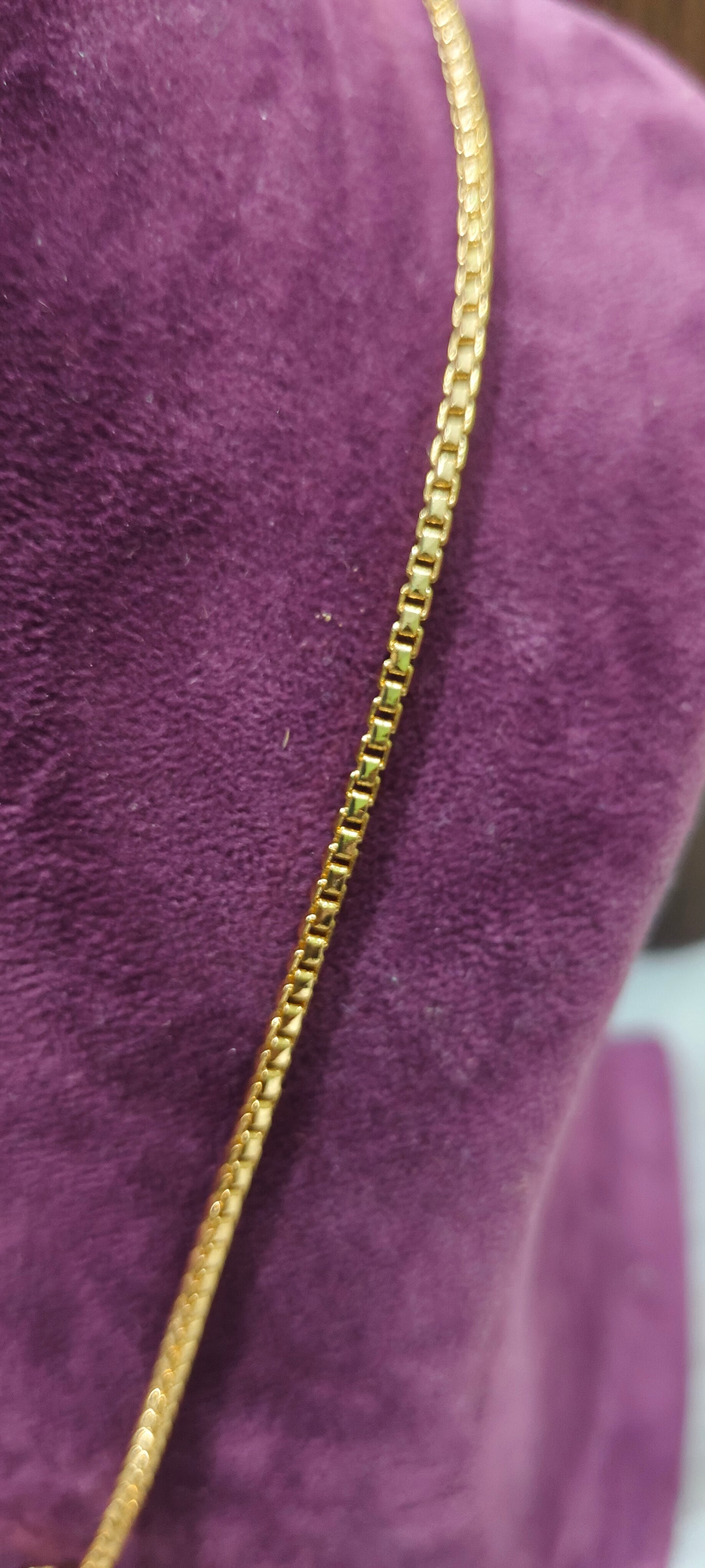Premium micro gold plated 20" length Balaji pendant Chain