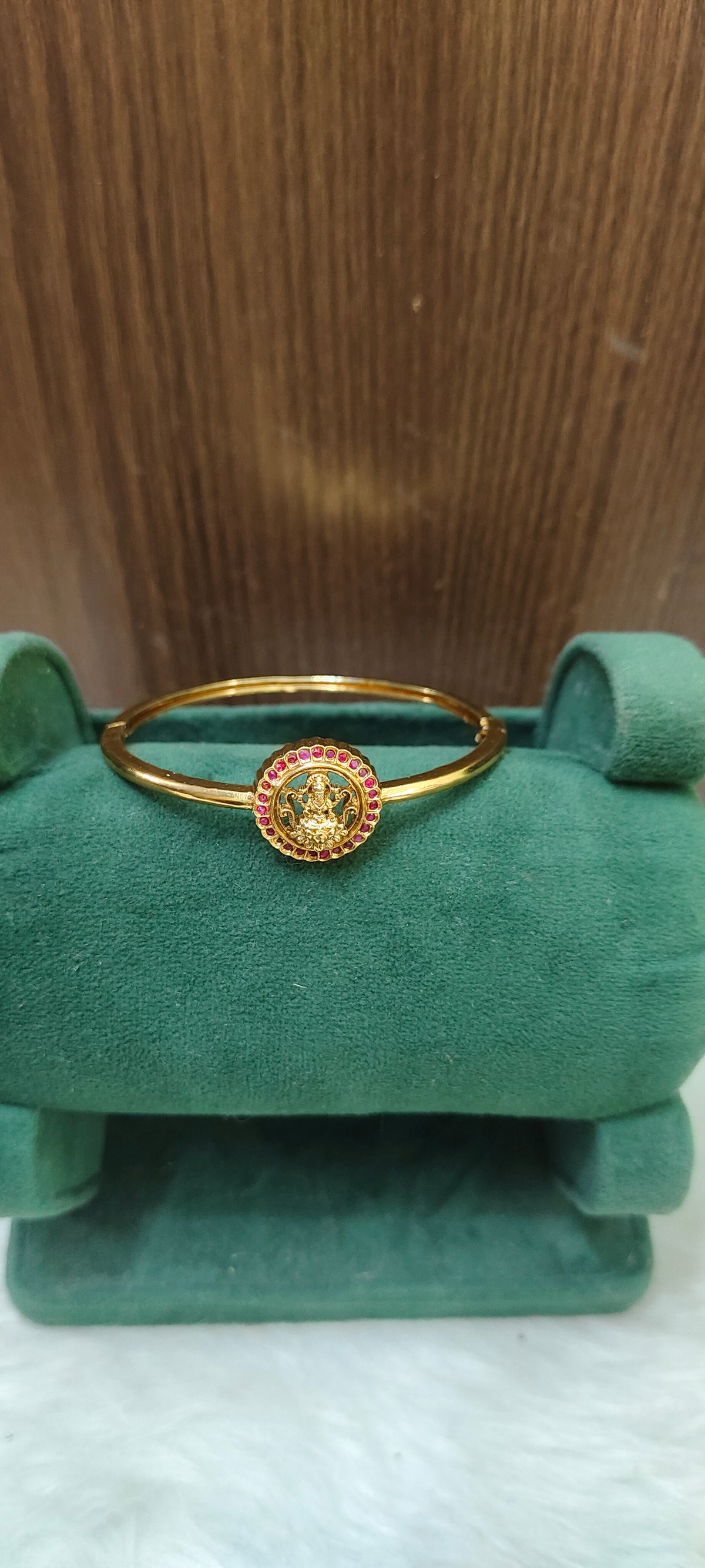Premium nakshi Lakshmi Devi openable kada bracelet (for from 2.4 to 2.10)