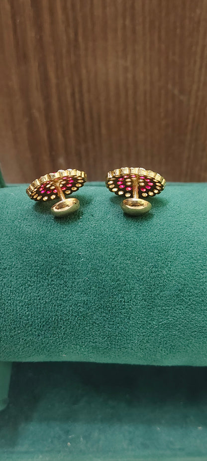 Pure panchaloham Multi colour big studs