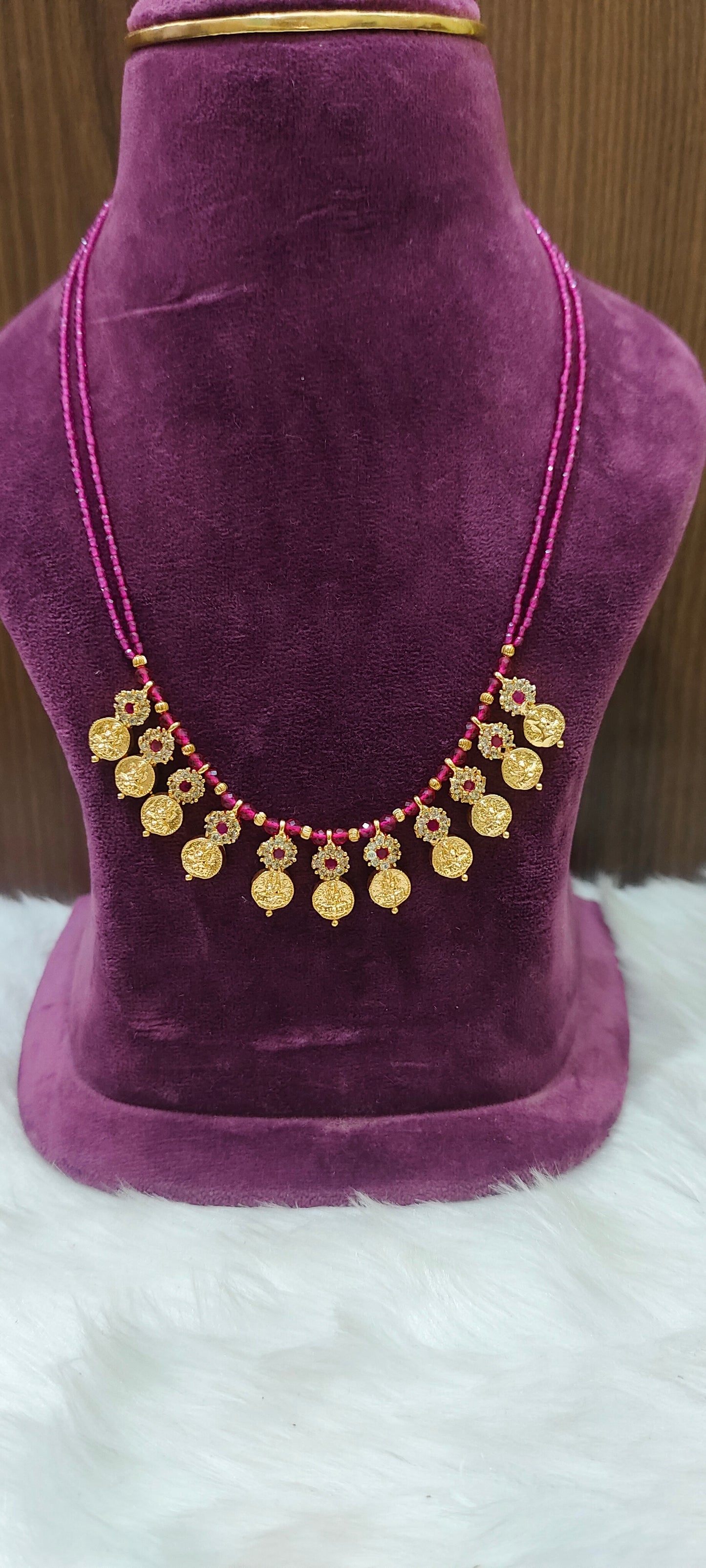 Premium cz beads necklace