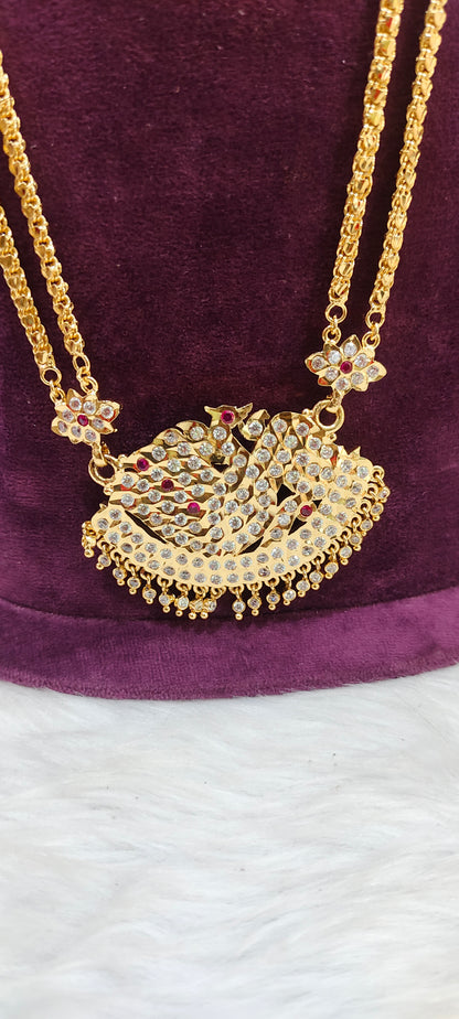 Pure panchaloham unique style chain long haram