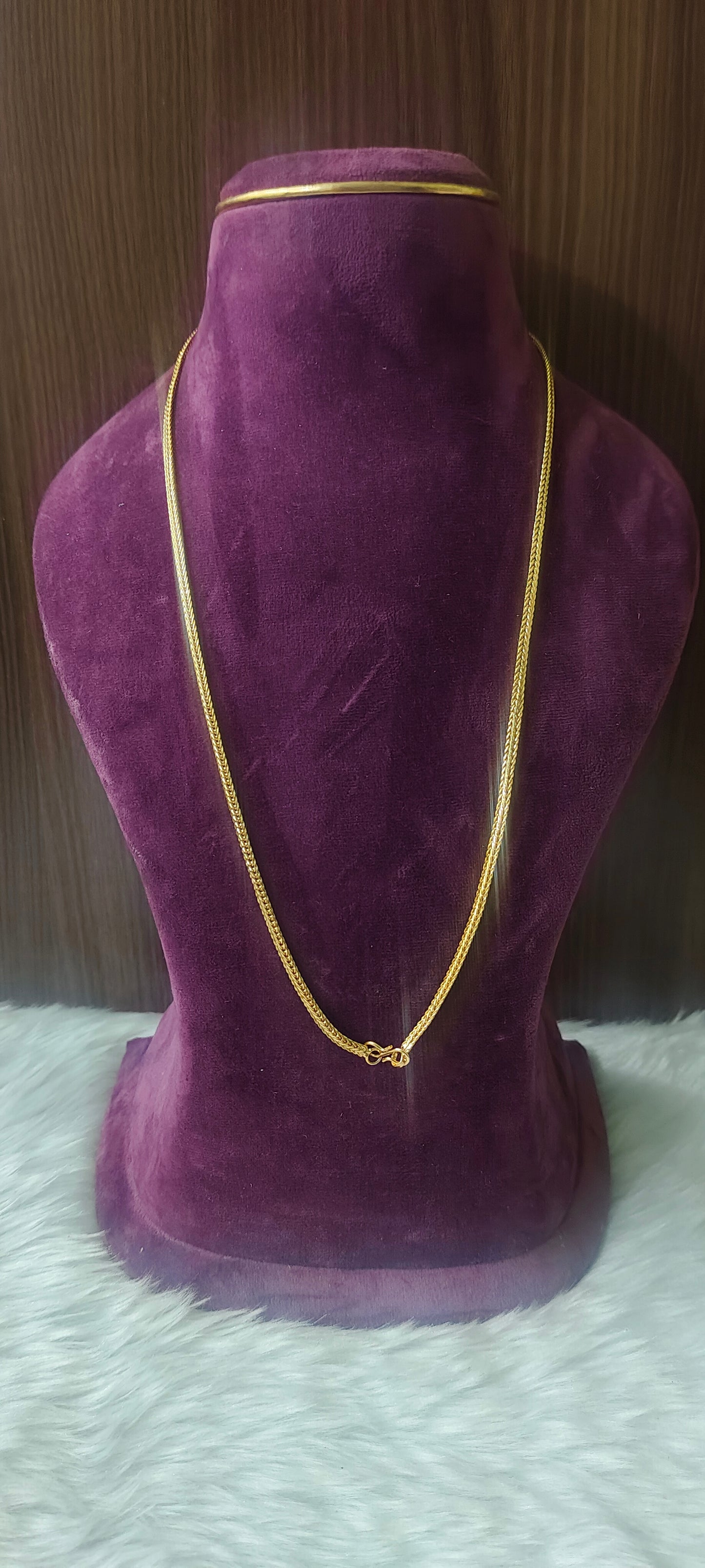 Premium micro gold plated 24" flat nanthadu