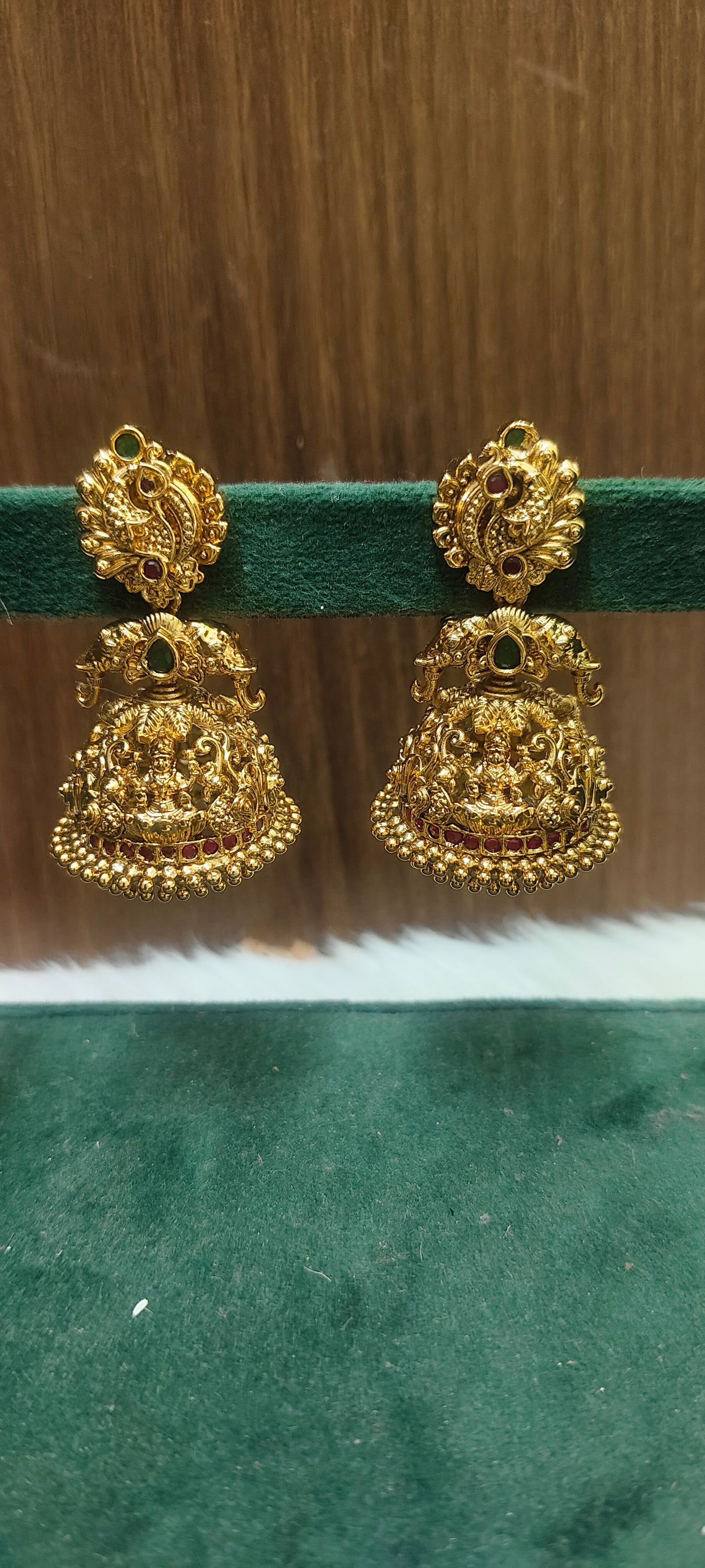 High premium nakshi big bridel jumkas