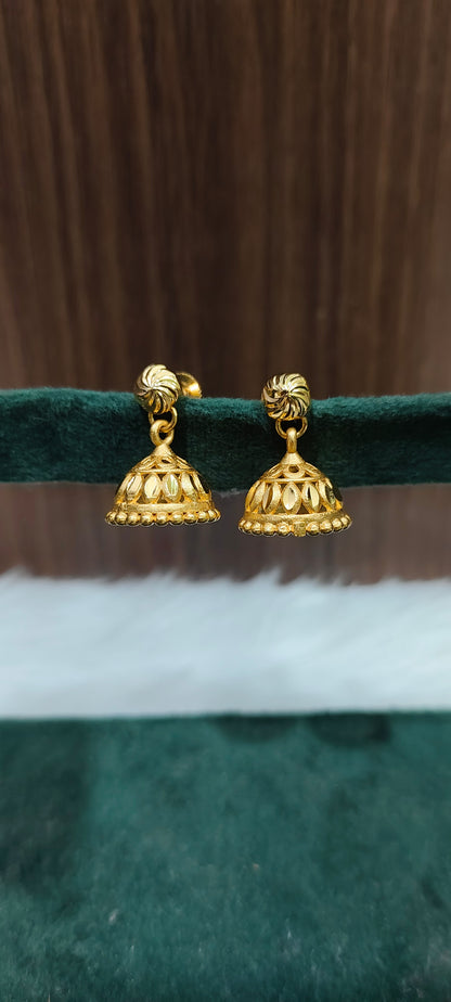 100% gold look cute jumkas