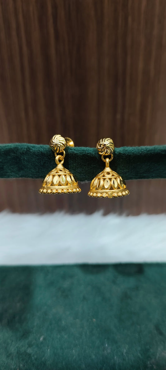 100% gold look cute jumkas
