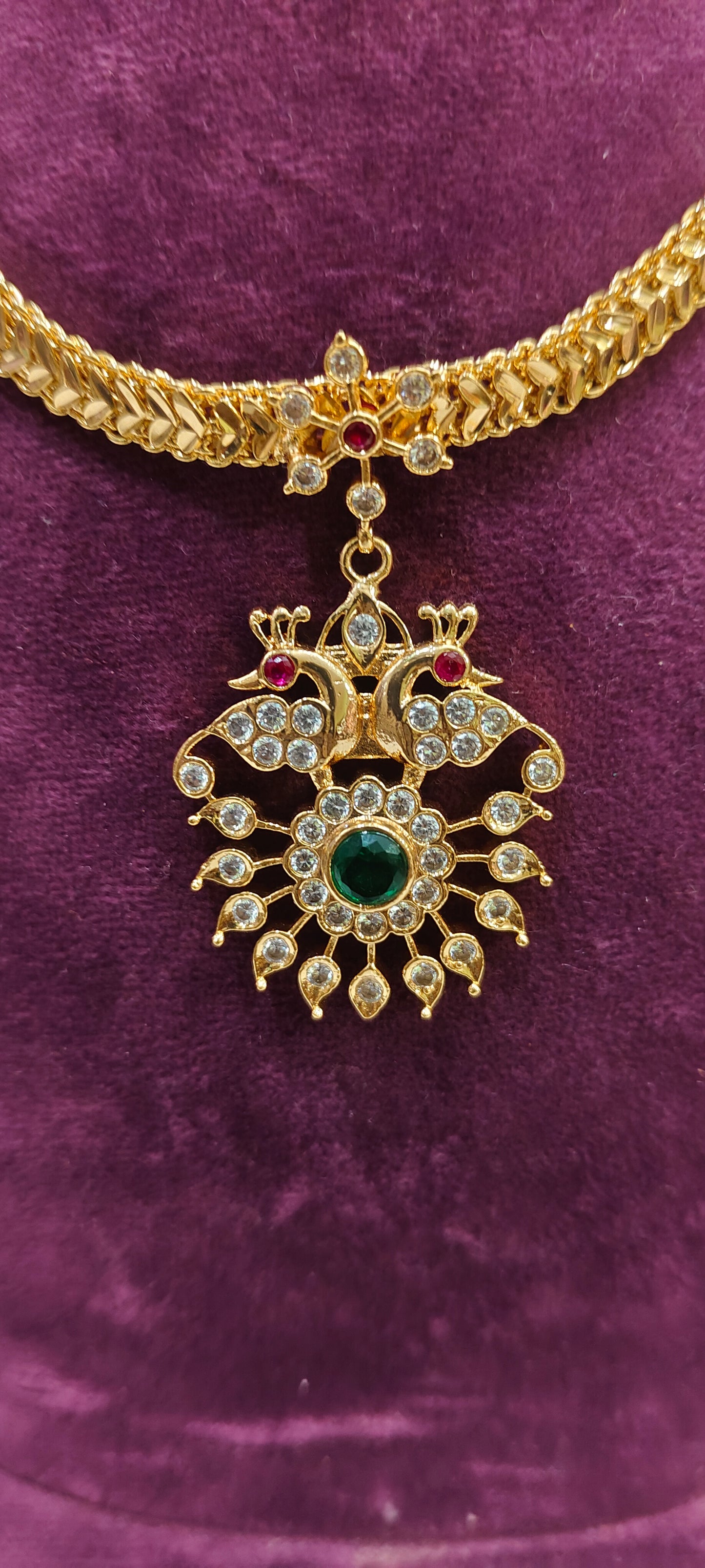 Pure panchaloham unique style nanupatti necklace