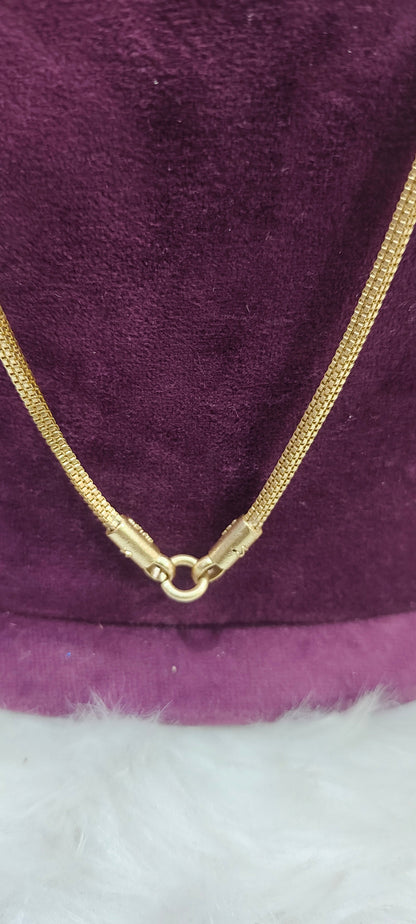 Pure panchaloham unpolished square thali chain
