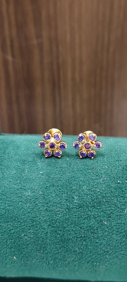 Pure panchaloham 7 stone studs