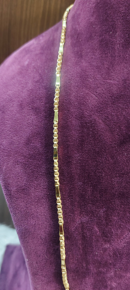 Pure panchaloham unpolished 24 " length anjali cutting thali chain