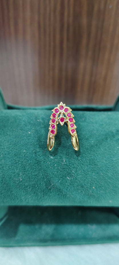 Pure panchaloham polished vanki ring