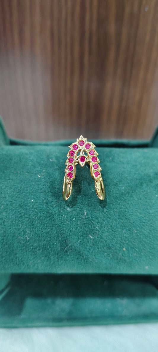 Pure panchaloham polished vanki ring