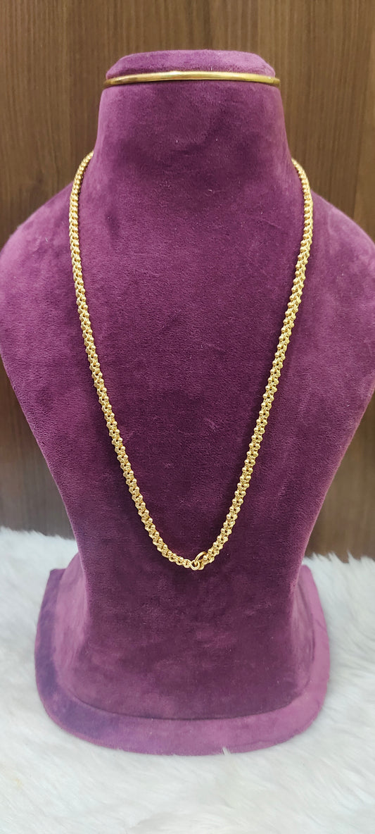 Pure panchaloham unpolished broad and heavy thali chain