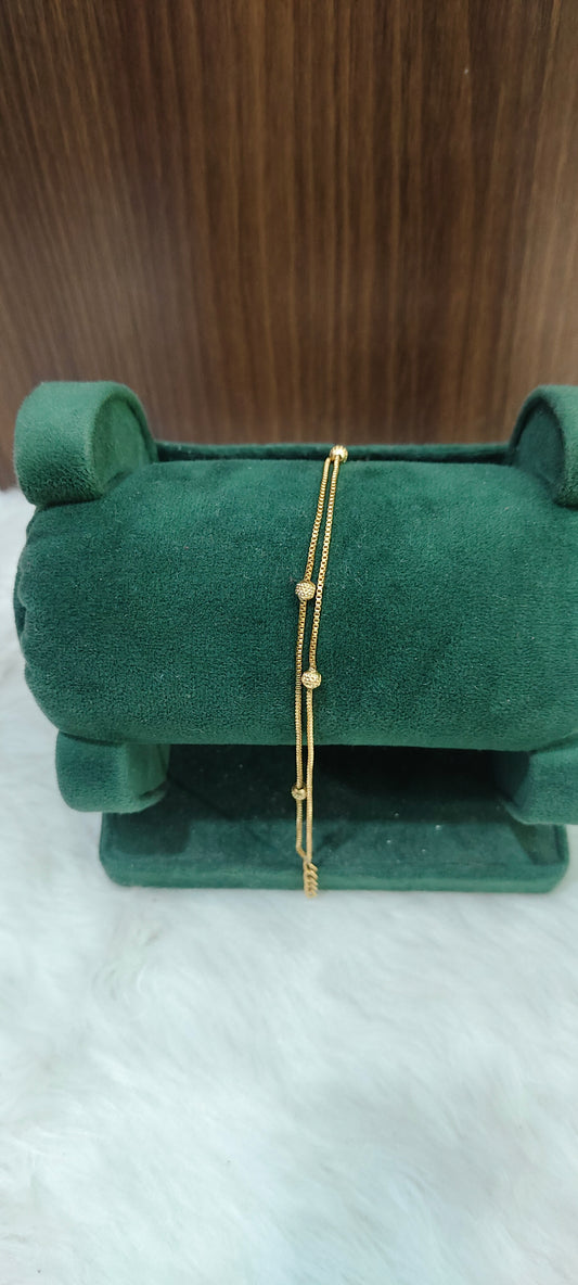 Pure panchaloham unpolished ladies bracelet