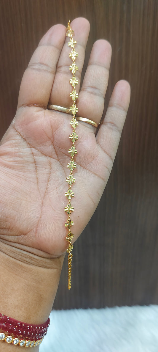 Premium micro gold plated ladies bracelet