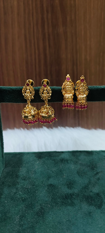 Premium micro gold plated daily wear earrings