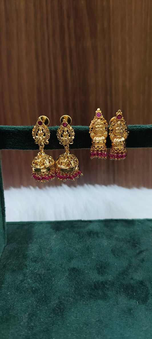 Premium micro gold plated daily wear earrings