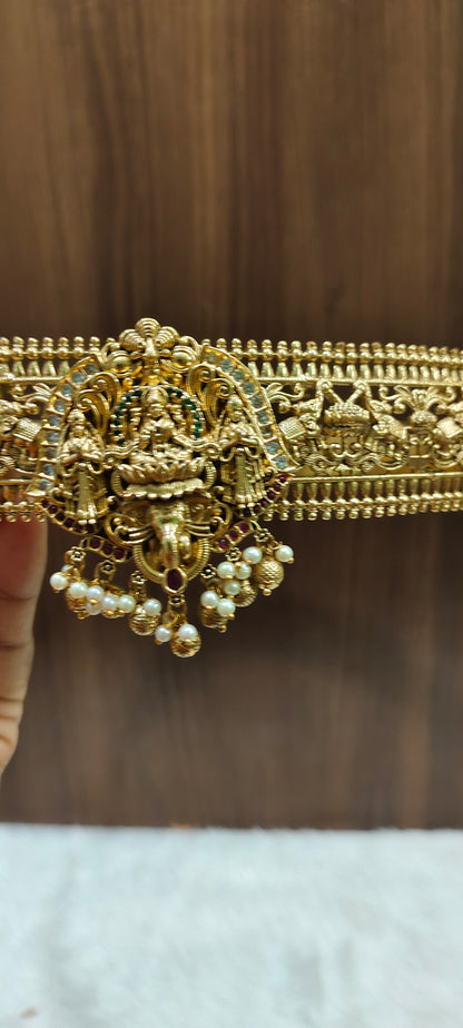 Premium nakshi vaddanam with detachable pendent
