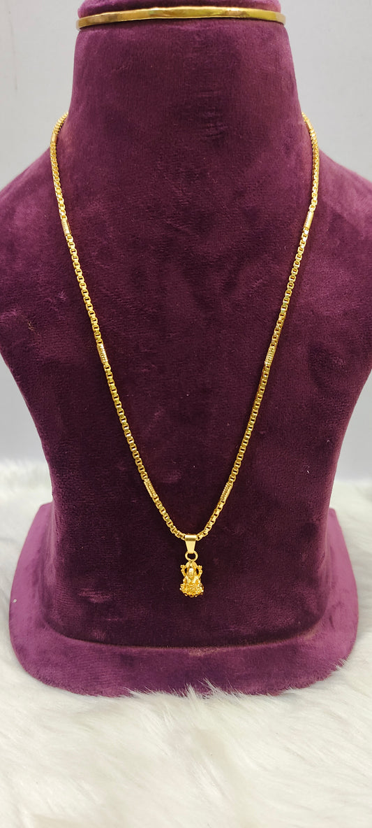 Premium micro gold plated 18" length short chain