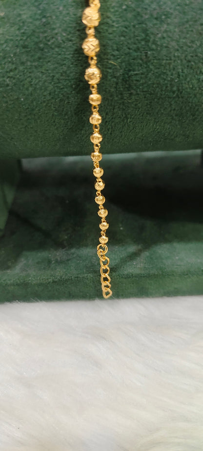 Premium micro gold plated ladies bracelet
