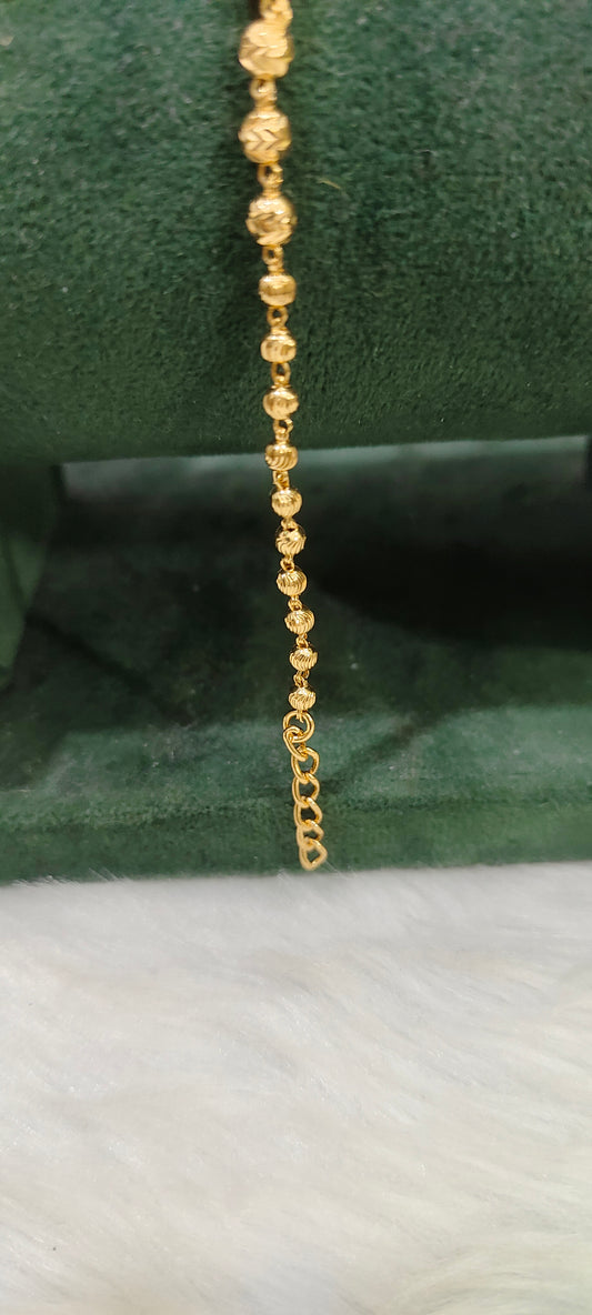 Premium micro gold plated ladies bracelet