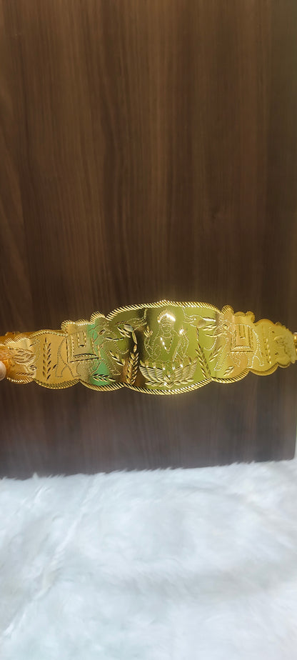 Premium real gold look vaddanam