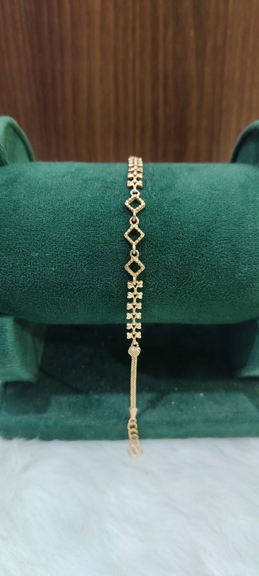 Pure panchaloham unpolished ladies bracelet