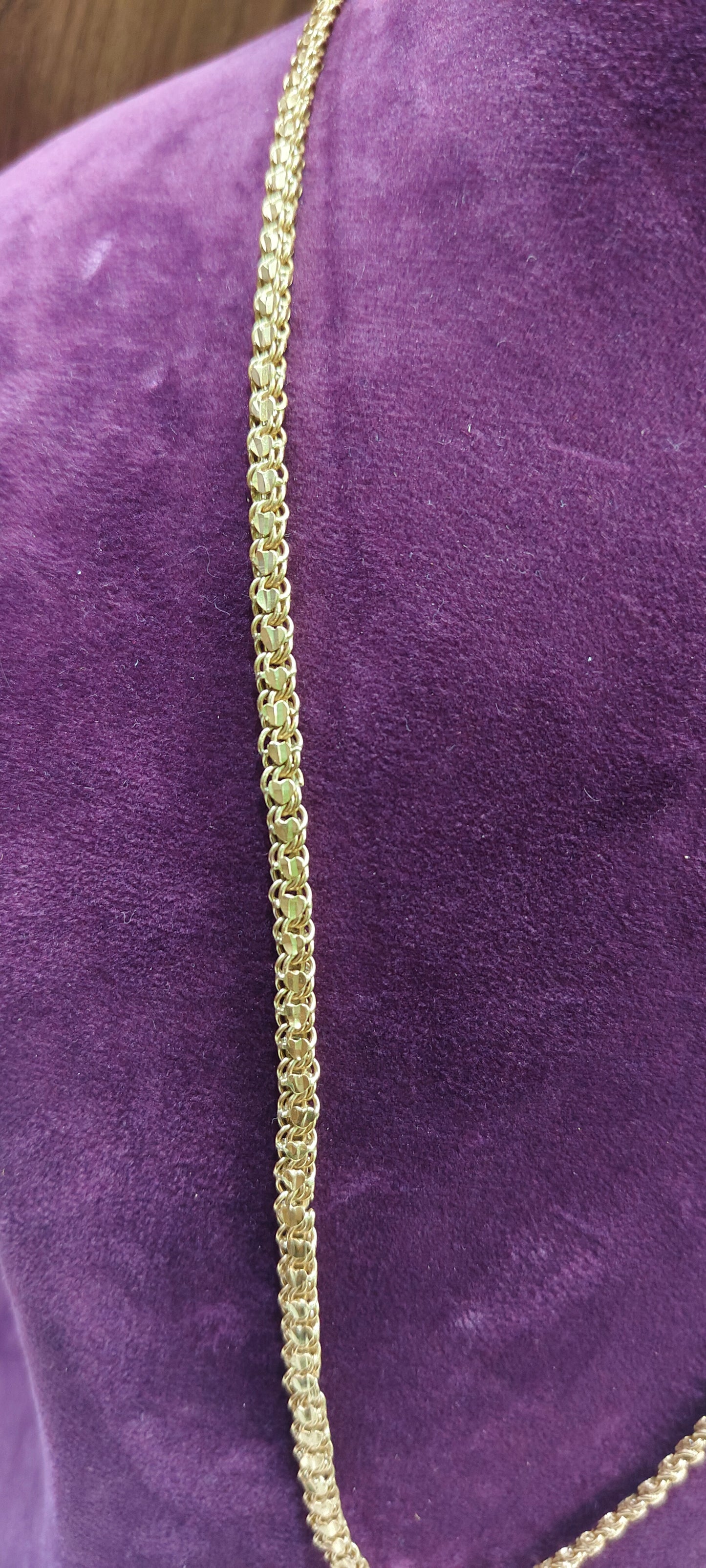 Pure panchaloham unpolished 24" length double side design Thali chain