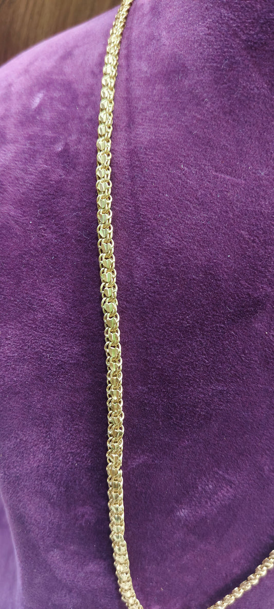Pure panchaloham unpolished 24" length double side design Thali chain