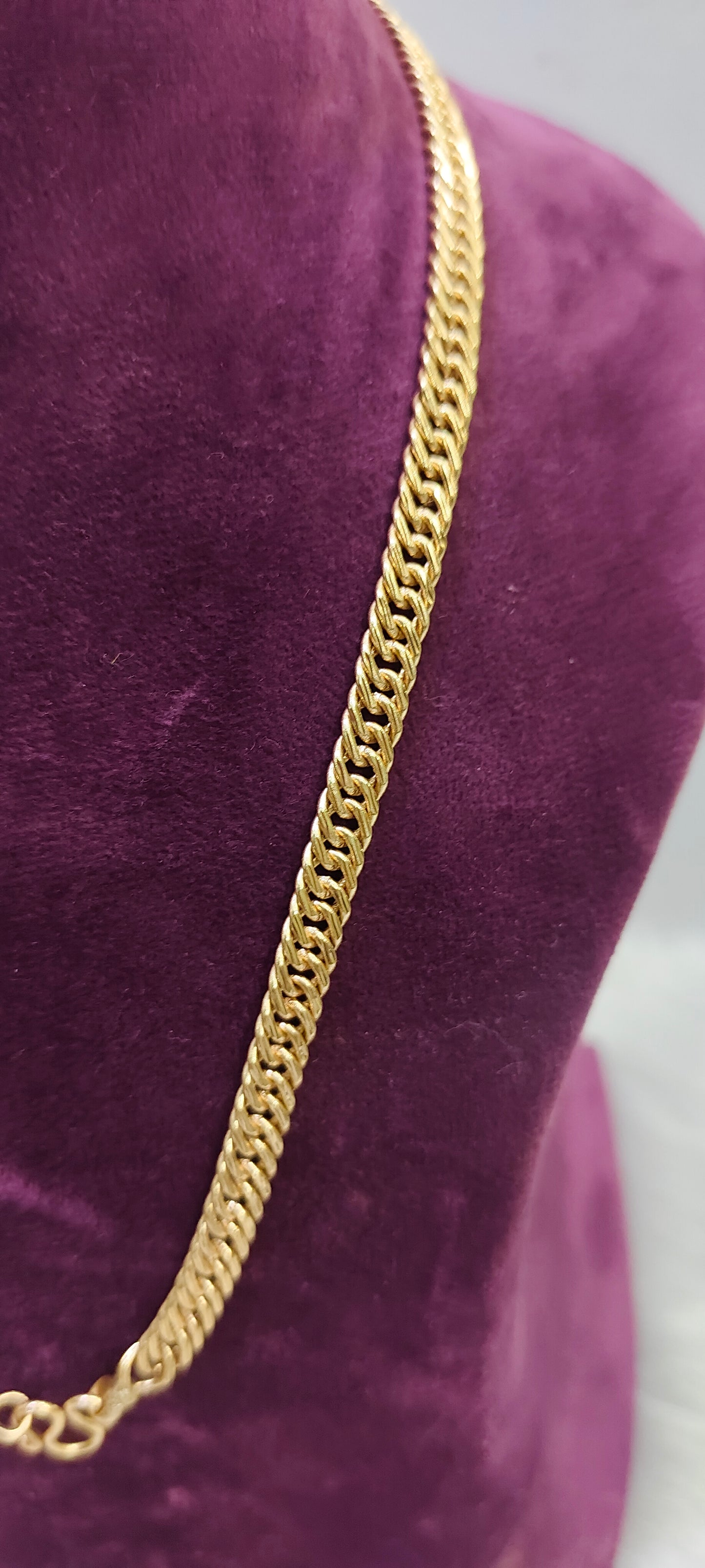 Pure panchaloham unpolished 18" mens short chain