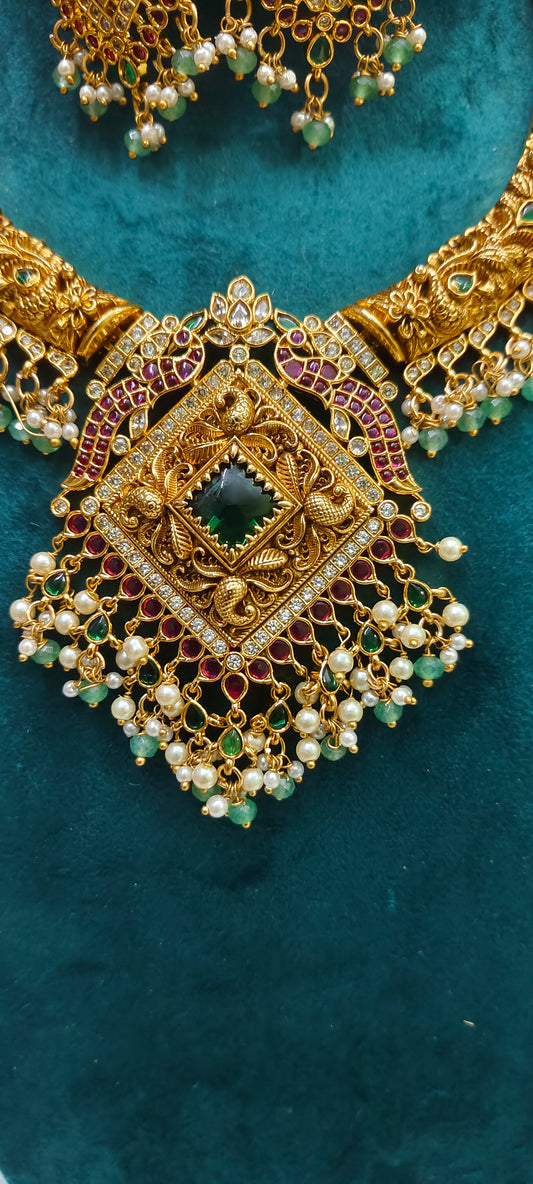 High premium nakshi bridel necklace
