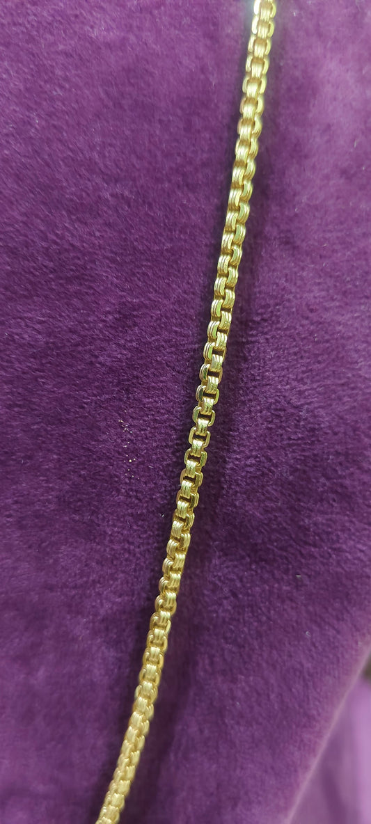 Pure panchaloham unpolished 24" length bharthi model thali chain