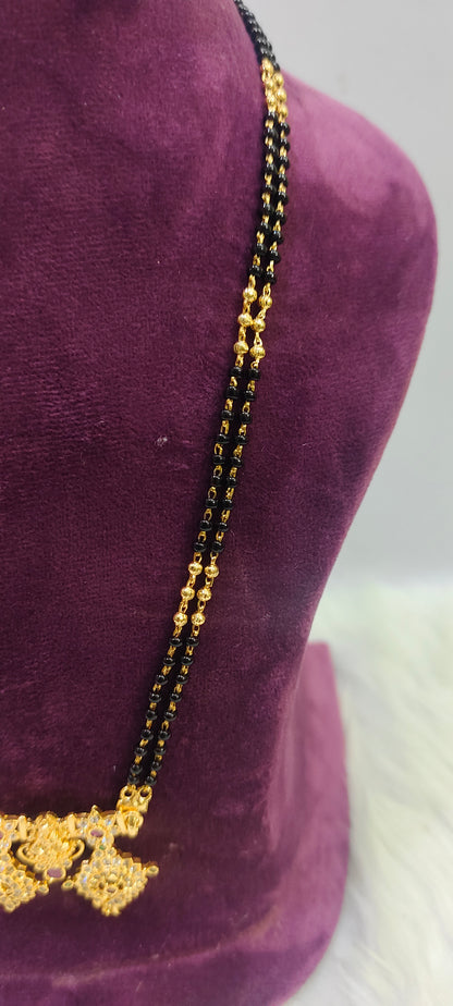 Daily wear 18" length short black beads