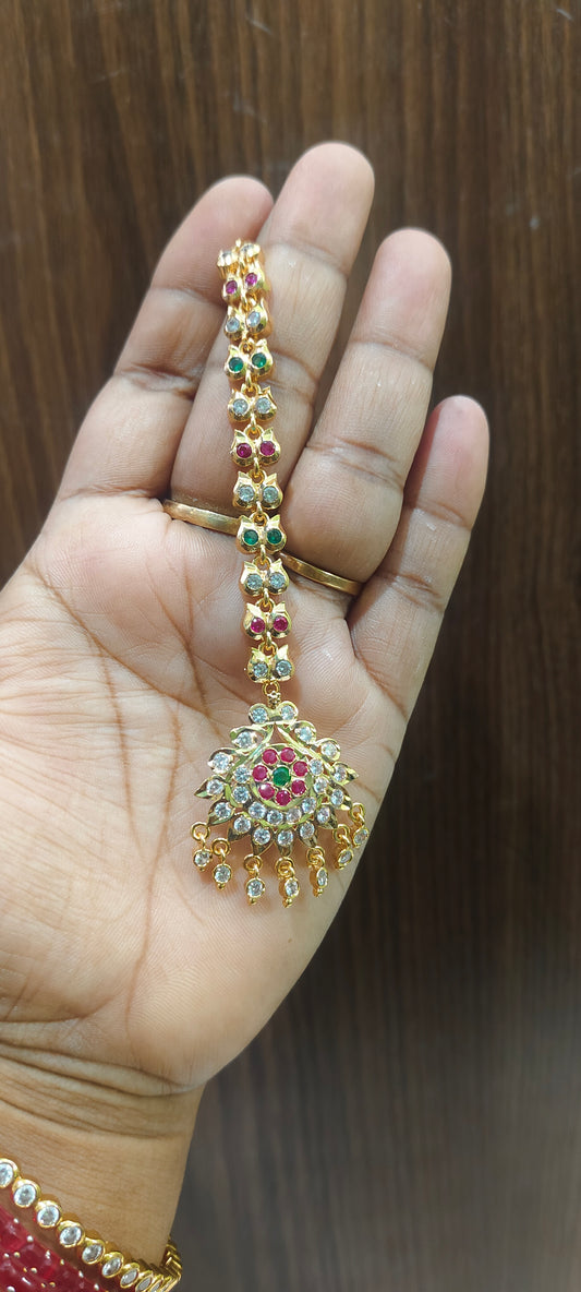 Pure panchaloham multi colour mangtika
