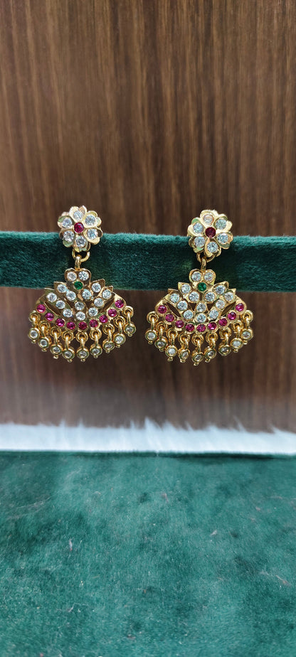 Pure panchaloham vintage look earrings