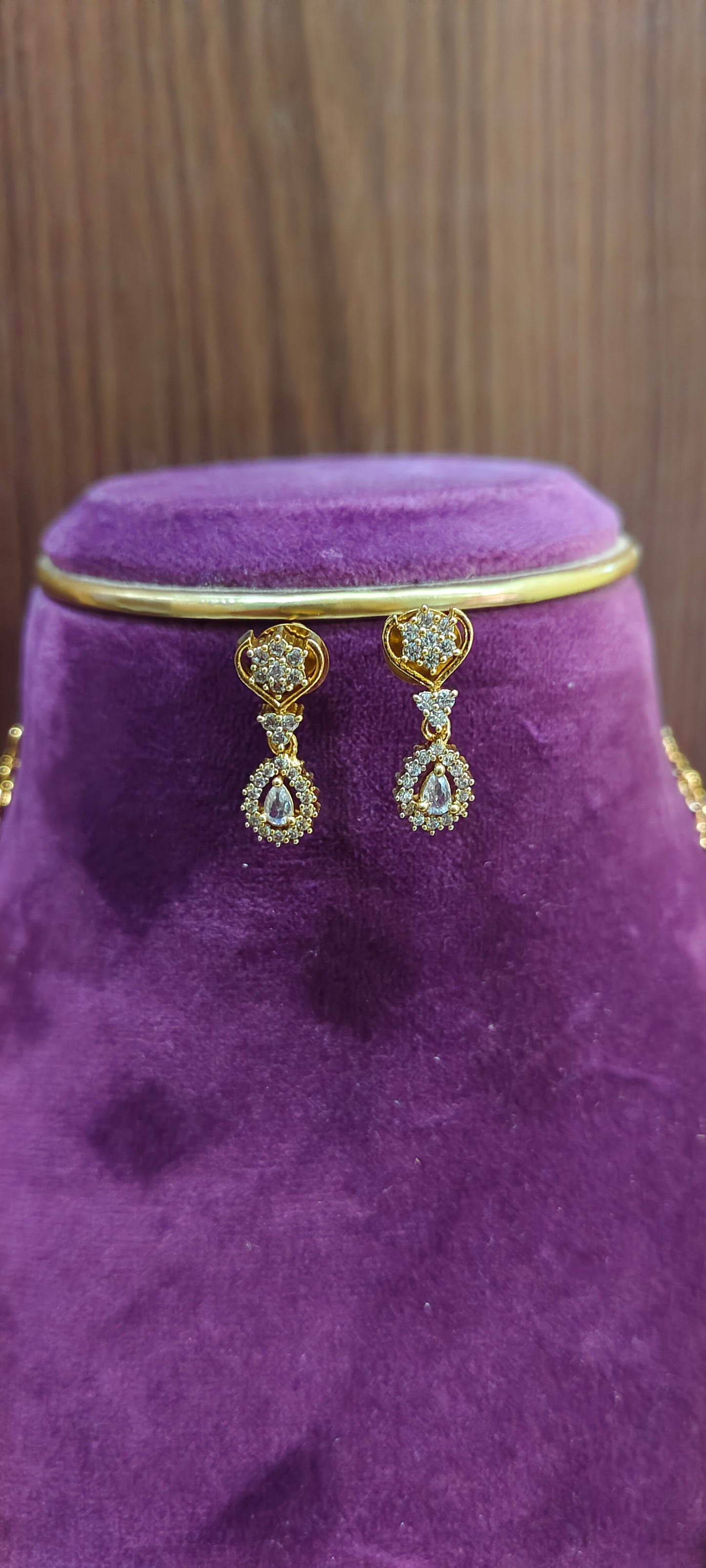 Simple dimond look mini haram set