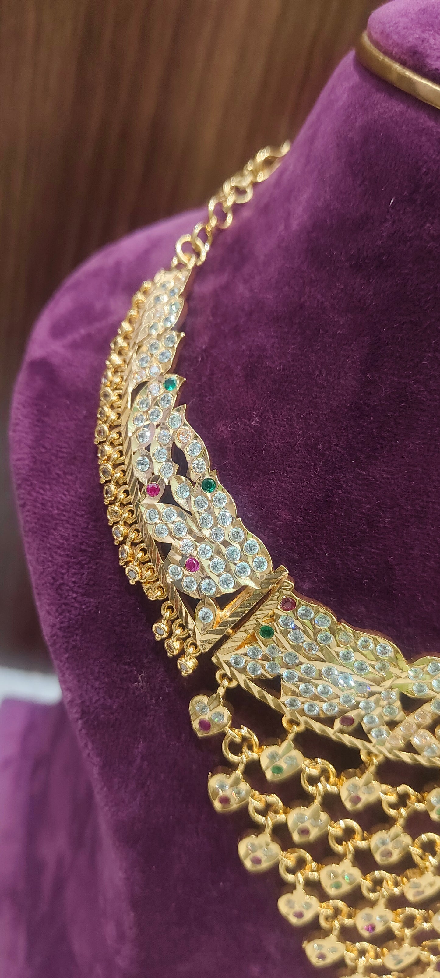 Pure panchaloham kante jaali necklace