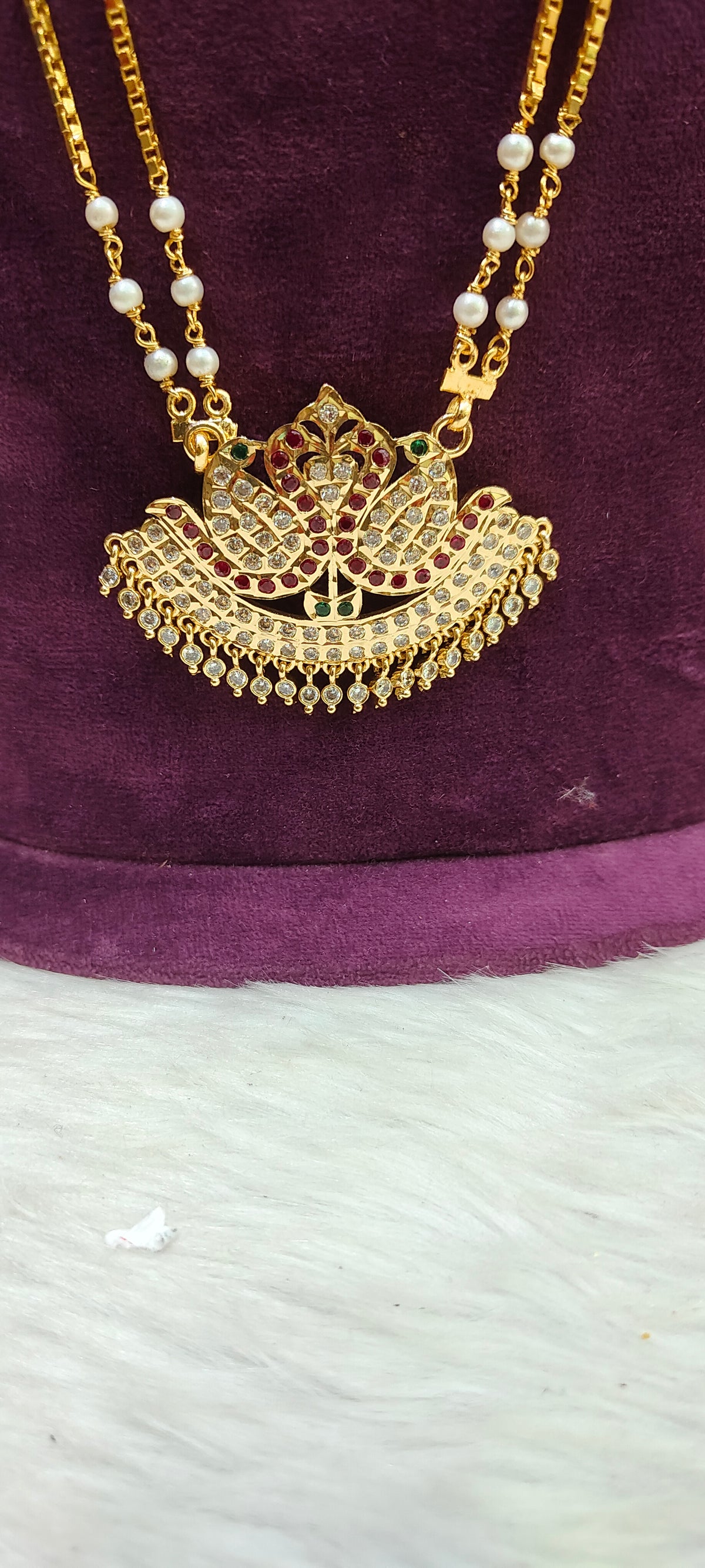 Panchaloham vintage look 28" length long pendant chain( chain not panchaloham)
