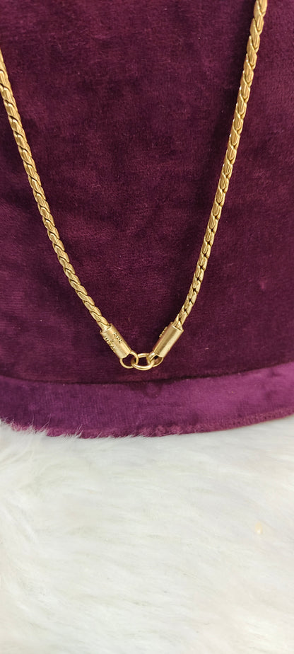 Pure panchaloham unpolished 30" length thali chain