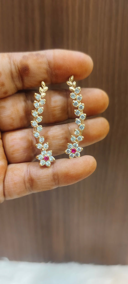 Pure panchaloham trendy earcuffs