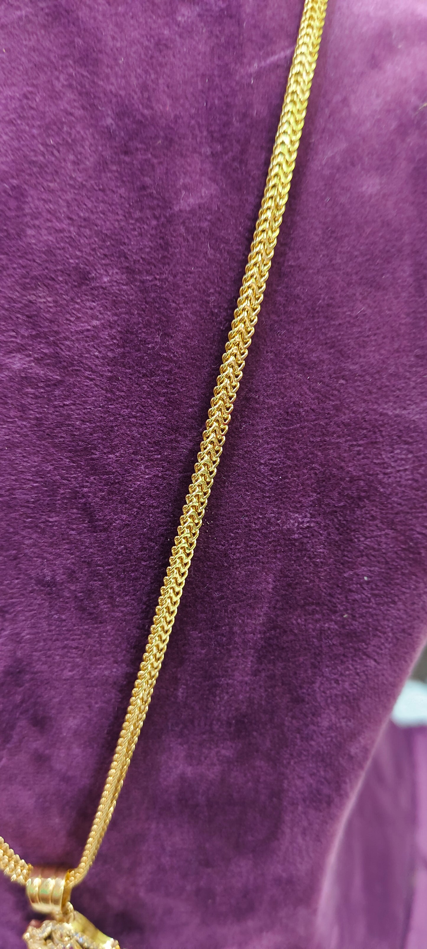 Premium micro gold plated daily wear 26" balaji pendant chain