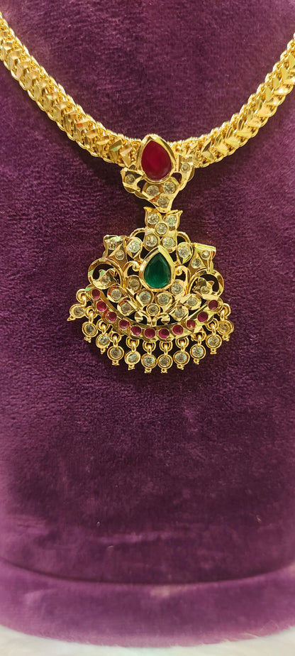 Pure panchaloham nanupatti necklace