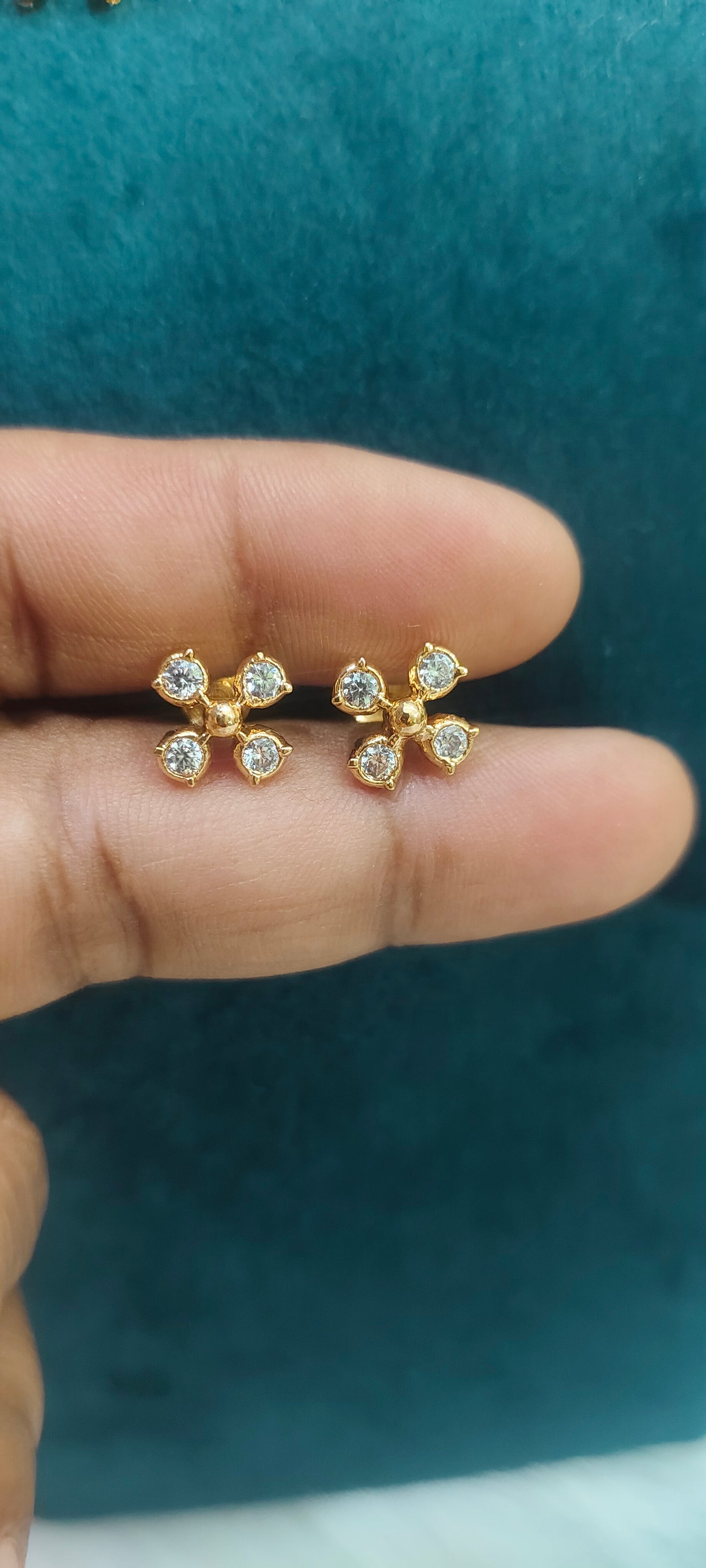 Panchaloham cute kids studs with screw back