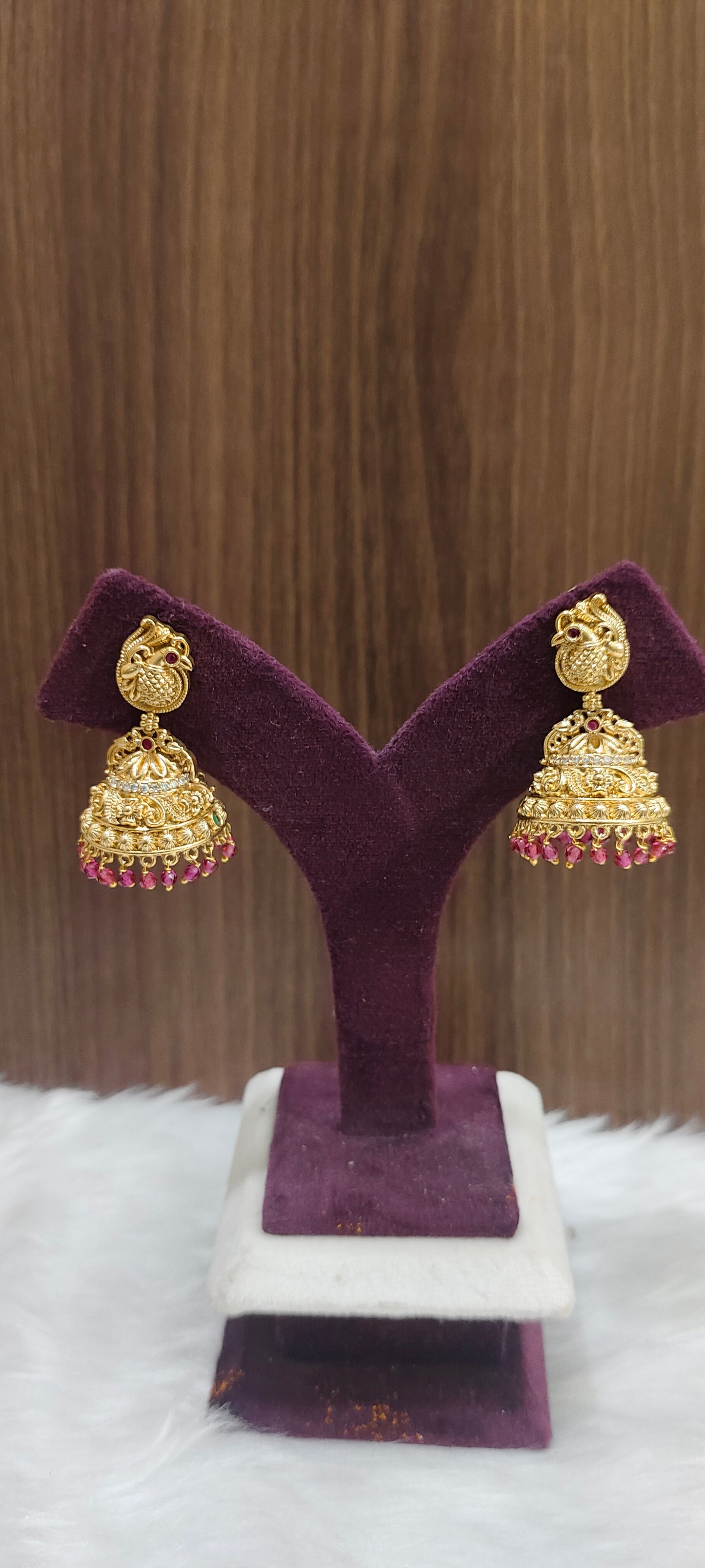 Premium nakshi bridel jumkas