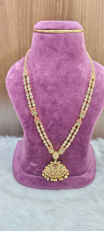 Pure panchaloham 2 line 20" length necklace