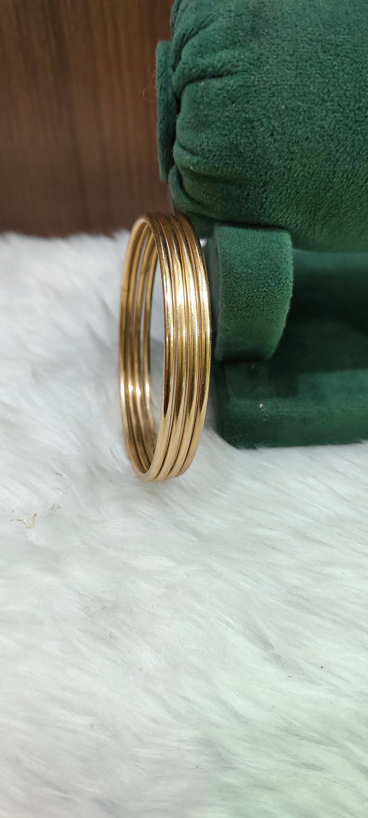 Pure panchaloham unpolished plain bangles