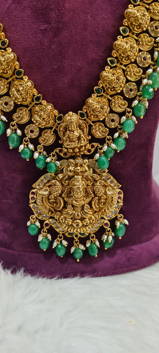 High quality premium nakshi heavy look long haram