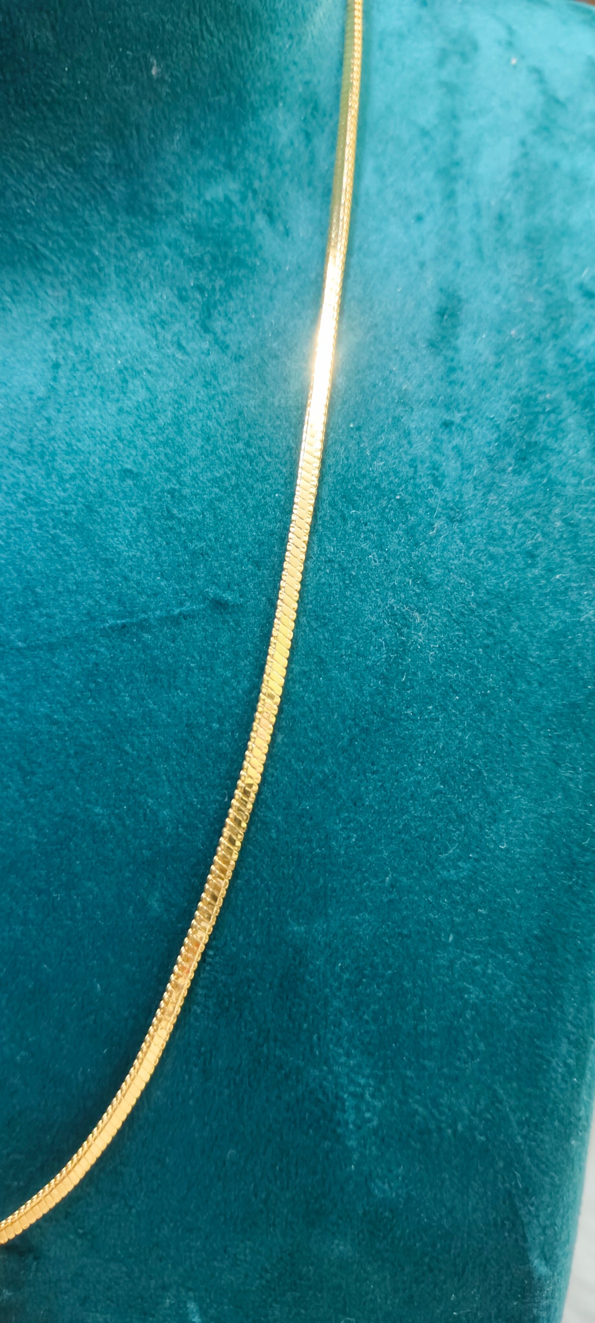 Premium micro gold plated 18" length with panchaloham polished ganesh pendant