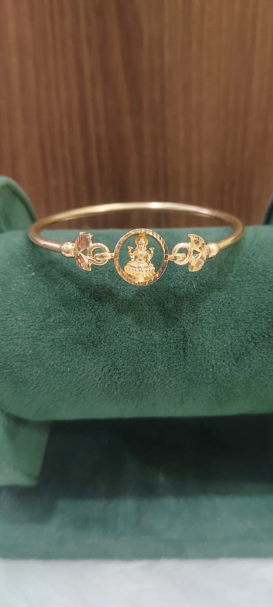 Pure panchaloham unpolished Lakshmi Devi kada bangle