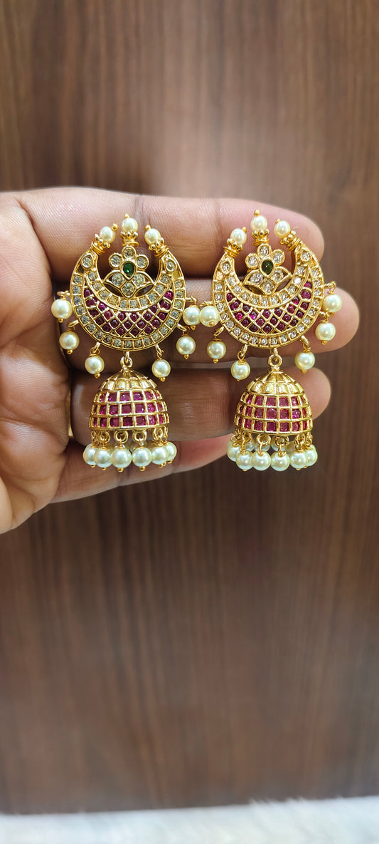 Premium pota kempu stone big jumkas