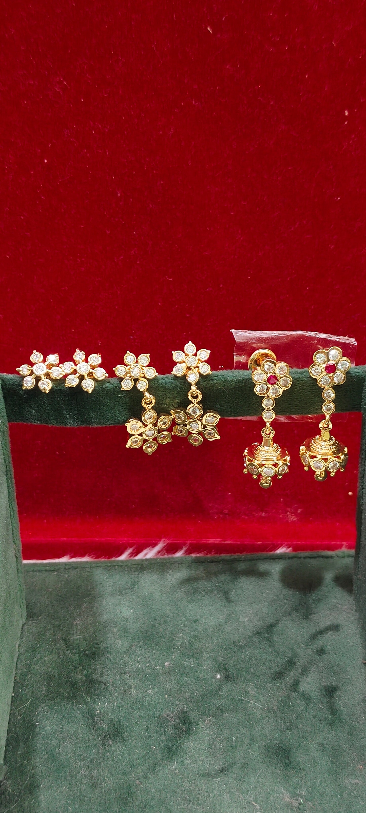 Pure panchaloham 3 set earrings combo